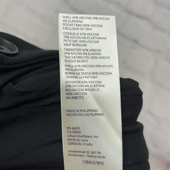 Maeve by Anthropologie Slim Ankle Zip Ponte Pants Size US 8 UK 12 Black C052 -16 - Picture 11 of 16